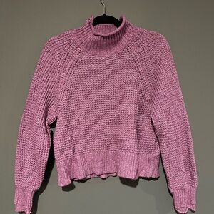 American Eagle Outfitters purple Cowl Neck Sweater